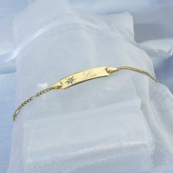 Kinderarmband Gold Sun 